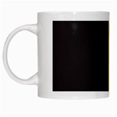 Abstract Design, Minimal, Abstract, Black, Desenho, Flat White Mug by nateshop