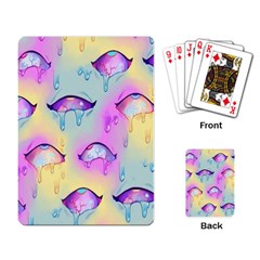 Ahegao, Anime, Pink Playing Cards Single Design (rectangle) by nateshop