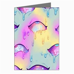 Ahegao, Anime, Pink Greeting Cards (pkg Of 8)