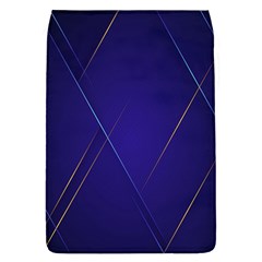 Blue Abstraction Background, Material Design, Paper Removable Flap Cover (l) by nateshop