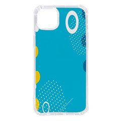 Blue Yellow Abstraction, Creative Backgroun Iphone 14 Plus Tpu Uv Print Case by nateshop