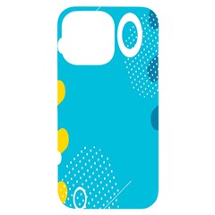 Blue Yellow Abstraction, Creative Backgroun Iphone 14 Pro Max Black Uv Print Case by nateshop