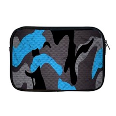 Blue, Abstract, Black, Desenho, Grey Shapes, Texture Apple Macbook Pro 17  Zipper Case by nateshop