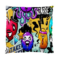 Cartoon Graffiti, Art, Black, Colorful, Wallpaper Standard Cushion Case (two Sides) by nateshop
