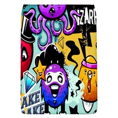 Cartoon Graffiti, Art, Black, Colorful, Wallpaper Removable Flap Cover (l) by nateshop