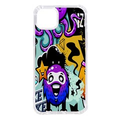 Cartoon Graffiti, Art, Black, Colorful, Wallpaper Iphone 14 Plus Tpu Uv Print Case by nateshop