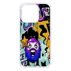 Cartoon Graffiti, Art, Black, Colorful, Wallpaper Iphone 14 Pro Tpu Uv Print Case by nateshop