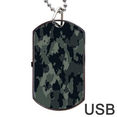 Comouflage,army Dog Tag Usb Flash (one Side) by nateshop