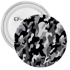 Dark Camouflage, Military Camouflage, Dark Backgrounds 3  Buttons by nateshop