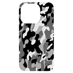 Dark Camouflage, Military Camouflage, Dark Backgrounds Iphone 14 Pro Black Uv Print Case by nateshop