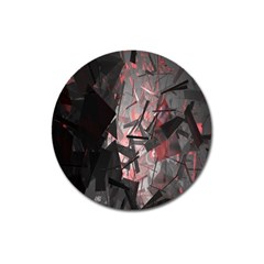 Dark, Abstract, Color, Desenho, Hd Phone Wallpaper Magnet 3  (round)