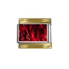 Followers,maroon,rose,roses Gold Trim Italian Charm (9mm) by nateshop