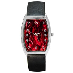 Followers,maroon,rose,roses Barrel Style Metal Watch by nateshop