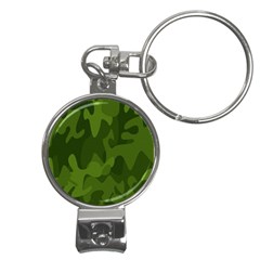 Green Camouflage, Camouflage Backgrounds, Green Fabric Nail Clippers Key Chain