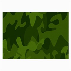 Green Camouflage, Camouflage Backgrounds, Green Fabric Large Glasses Cloth (2 Sides) by nateshop