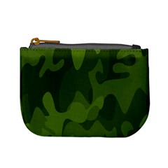 Green Camouflage, Camouflage Backgrounds, Green Fabric Mini Coin Purse by nateshop