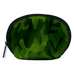 Green Camouflage, Camouflage Backgrounds, Green Fabric Accessory Pouch (medium) by nateshop