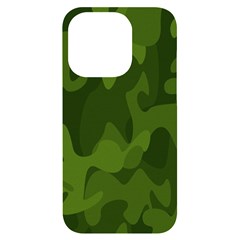 Green Camouflage, Camouflage Backgrounds, Green Fabric Iphone 14 Pro Black Uv Print Case by nateshop