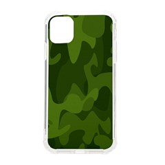 Green Camouflage, Camouflage Backgrounds, Green Fabric Iphone 11 Tpu Uv Print Case by nateshop