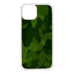 Green Camouflage, Camouflage Backgrounds, Green Fabric Iphone 14 Tpu Uv Print Case by nateshop