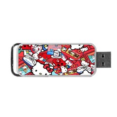 Hello-kitty-61 Portable Usb Flash (one Side) by nateshop