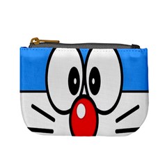 Doraemon Face, Anime, Blue, Cute, Japan Mini Coin Purse by nateshop