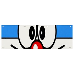 Doraemon Face, Anime, Blue, Cute, Japan Banner And Sign 9  X 3  by nateshop