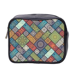 Mandala Pattern Abstract , Mandala, Pattern, Abstract Mini Toiletries Bag (Two Sides)