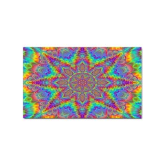 Mandala, Pattern, Abstraction, Colorful, Hd Phone Sticker (rectangular)