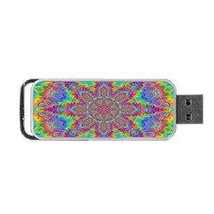 Mandala, Pattern, Abstraction, Colorful, Hd Phone Portable Usb Flash (one Side) by nateshop