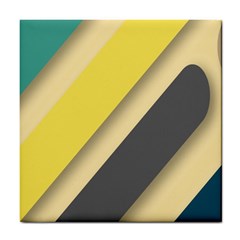 Minimalist, Abstract, Android, Background, Desenho Tile Coaster