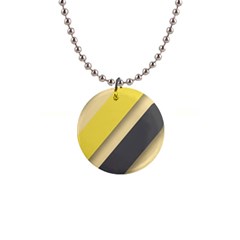 Minimalist, Abstract, Android, Background, Desenho 1  Button Necklace