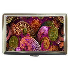 Paisley Pattern, Abstract Colorful, Texture Background, Hd Cigarette Money Case by nateshop