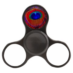 Peacock-feathers,blue 1 Finger Spinner by nateshop