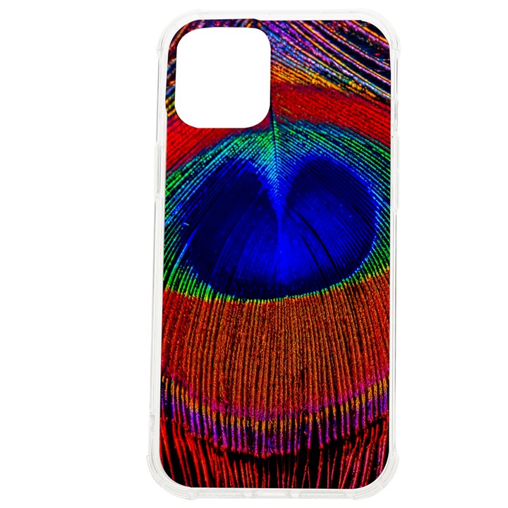 Peacock-feathers,blue 1 iPhone 12 Pro max TPU UV Print Case