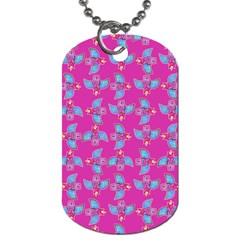 Winged Mutant Sketchy Cartoon Drawing Motif Pattern Dog Tag (one Side) by dflcprintsclothing