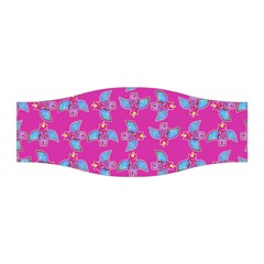 Winged Mutant Sketchy Cartoon Drawing Motif Pattern Stretchable Headband by dflcprintsclothing
