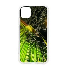 Machine Technology Circuit Electronic Computer Technics Detail Psychedelic Abstract Pattern Iphone 11 Tpu Uv Print Case by Sarkoni