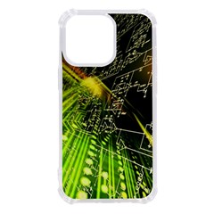 Machine Technology Circuit Electronic Computer Technics Detail Psychedelic Abstract Pattern iPhone 13 Pro TPU UV Print Case