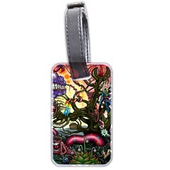 Psychedelic Funky Trippy Luggage Tag (two Sides)