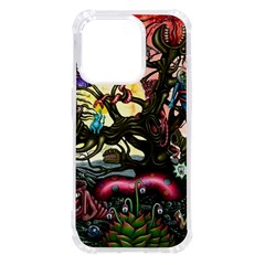 Psychedelic Funky Trippy Iphone 14 Pro Tpu Uv Print Case by Sarkoni