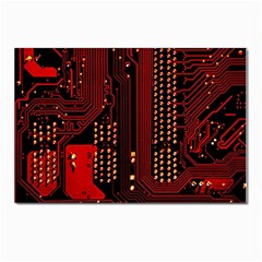 Technology Computer Circuit Postcards 5  X 7  (pkg Of 10) by Sarkoni