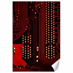 Technology Computer Circuit Canvas 20  X 30 