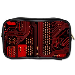 Technology Computer Circuit Toiletries Bag (two Sides)