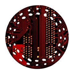 Technology Computer Circuit Ornament (round Filigree)