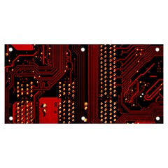 Technology Computer Circuit Banner And Sign 6  X 3  by Sarkoni