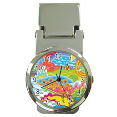 Vintage 1960s Psychedelic Money Clip Watches