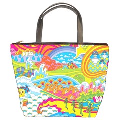 Vintage 1960s Psychedelic Bucket Bag