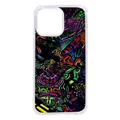 Trippy Dark Psychedelic Iphone 14 Pro Max Tpu Uv Print Case by Sarkoni