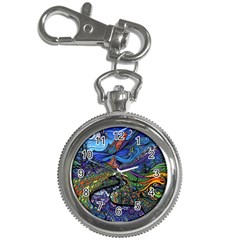 Psychedelic Landscape Key Chain Watches